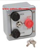 NEMA 3 button Stop Open Close with Key Lock out for security