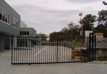 Driveway Entrance Metal Industrial Gates | Security Design Industrial Metal Gate