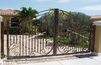 We can Match your current Decorative or Custom Made Design on our Driveway Gates
