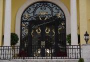 Custom Front Entrance Gates with matching Hand Rails and Gate Openers
