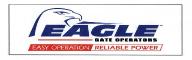 Eagle Gate Operators Reliable Power Battery Back System