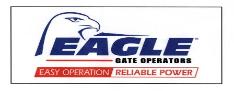 This Eagle 2 Swing Gate up to 14ft and 400lb 1/2hp Quality you can Trust from Eagle Access Control System