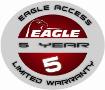 5 Year Warranty on all Commercial Or Residential Gate Openers From Eagle 
