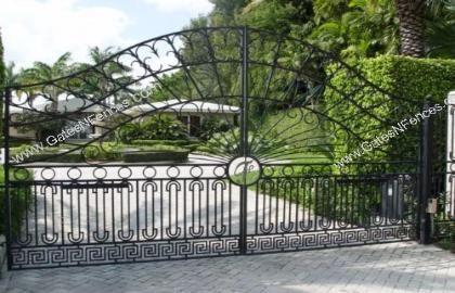 Security Entry Aluminum Electric Gates | Custom Aluminum Automatic Entracne Gates