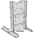 Q220 CSW200 Chasis for 70 Reducer