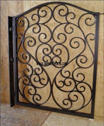 Tuscany Garden Gate Design available in a driveway gate matching gate ( See Below )