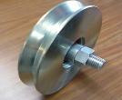 4 inch Groove Wheel single bearing no bracket 450lbs capacity