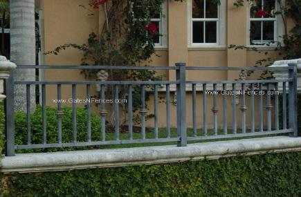 Wrought Iron or Rod Iron Fences | Residential Wrought Iron Fence | Security Wrought Iron or Rod Iron Fencing