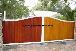 Metal Backing resemble wood for privacy, All Aluminum Metal Frame and backing 
