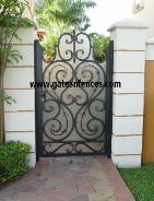 Garden Gate with Security Gate Backing all our gates design can be made to match