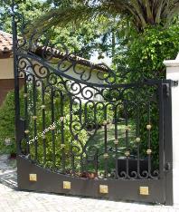 Wrought Iron Gates | Wrought Iron or Aluminum Metal Gate and Fence