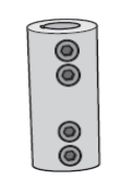 Q180 1 Inch Diameter Coupler