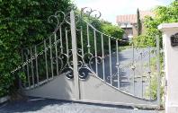 Custom Made Safety Driveway Gates - Safety Extra Wide Security Gate