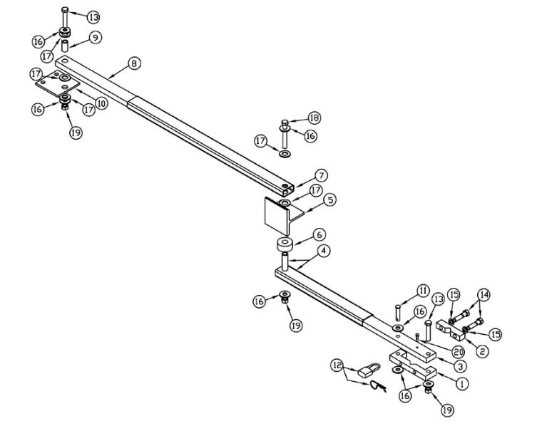 OSCO Linear SWC Repacement Arm Assembly 