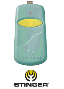 Gate Access transmitter 12 dip switches Genie GPT-1 gate clicker 390 mhz remote control 