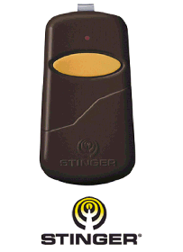 390 mhz genie GIT-1 visor style gate remote control clicker